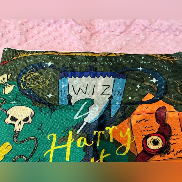 🔆Harry Potter and the Goblet of Fire Accent Pillow Cover - Picture 2 of 3